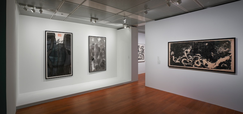 "行云流墨：巴黎赛努奇博物馆藏现当代中国绘画展"展览现场